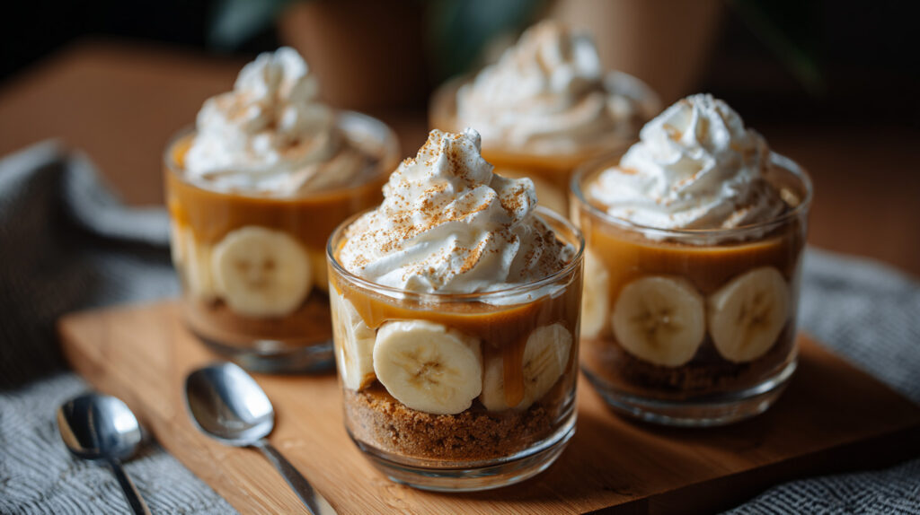 บานอฟฟี่ถ้วย หอมมัน ทำง่าย ต้นทุนต่ำ สูตรคาเฟ่ขายดี