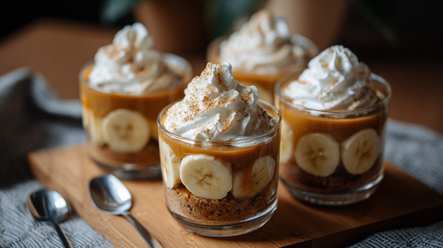 บานอฟฟี่ถ้วย หอมมัน ทำง่าย ต้นทุนต่ำ สูตรคาเฟ่ขายดี