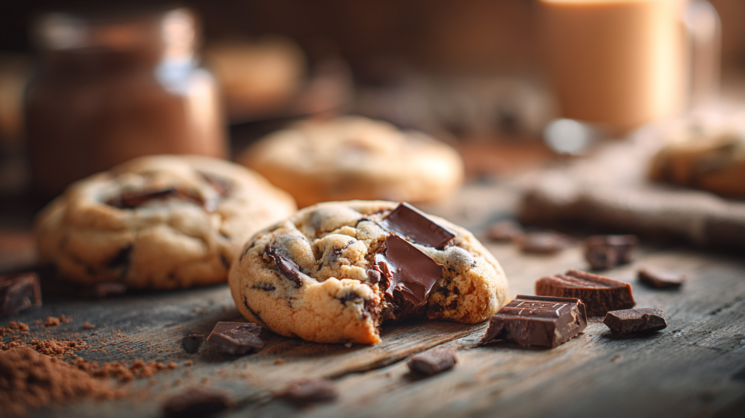 สูตรคุกกี้ช็อกชิพสไตล์โฮมเมด หอม นุ่ม หนึบ แบบคาเฟ่